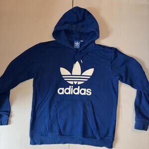 Blue adidas hoodie